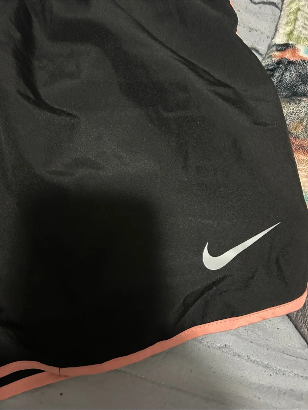 Nike Black Dri-FIT Athletic Shorts with Subtle Logo